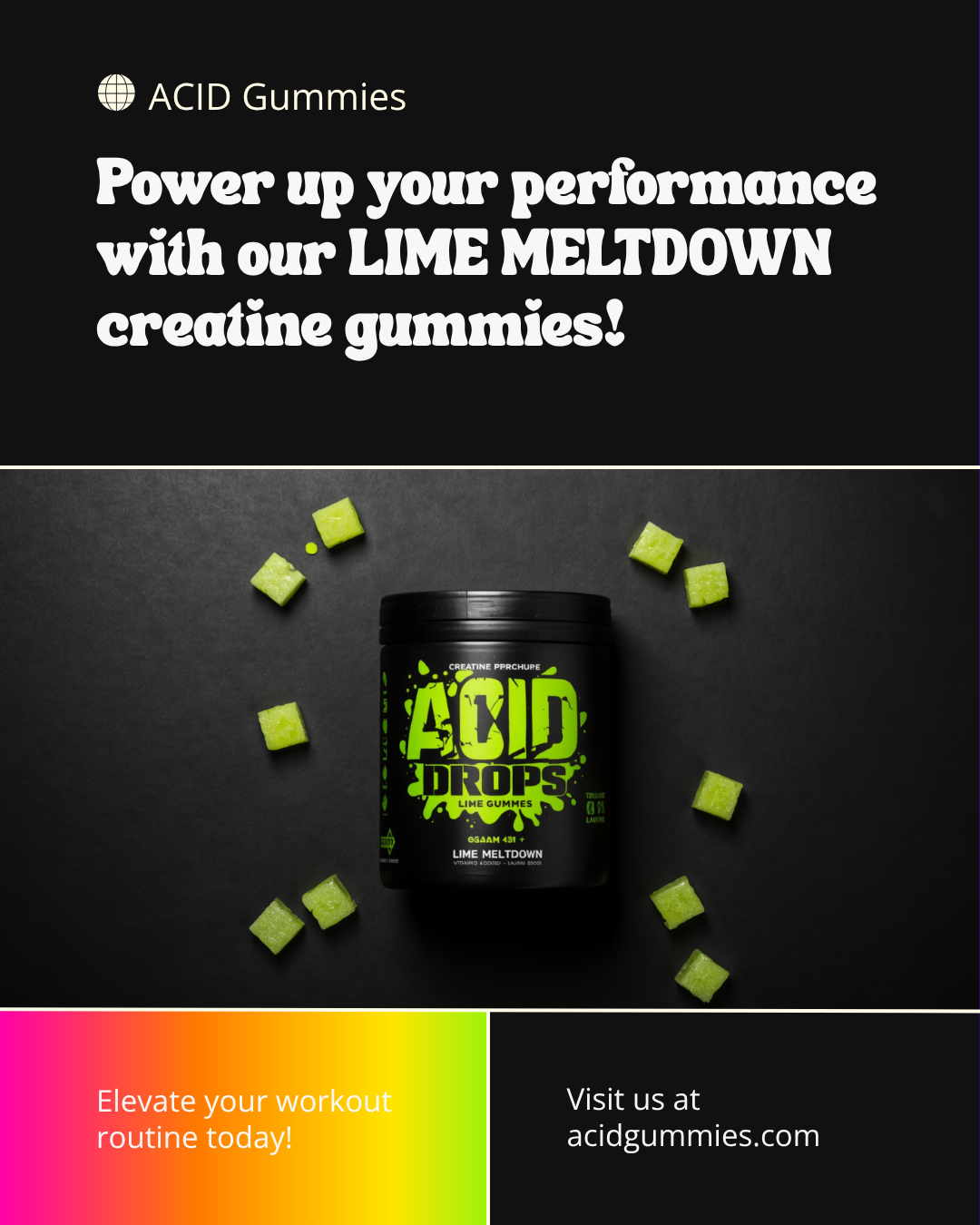 ACID Lime Meltdown 28-Day Strength Tub